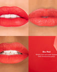 LipSense Long-Lasting Lip Color product, shade Blu-Red skintone quadrant.