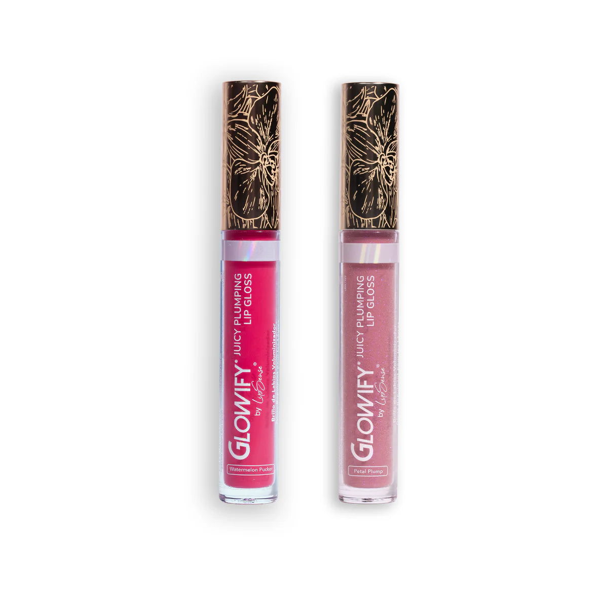 Glowify Juicy Plumping Pink Pucker Lip Gloss Duo MX