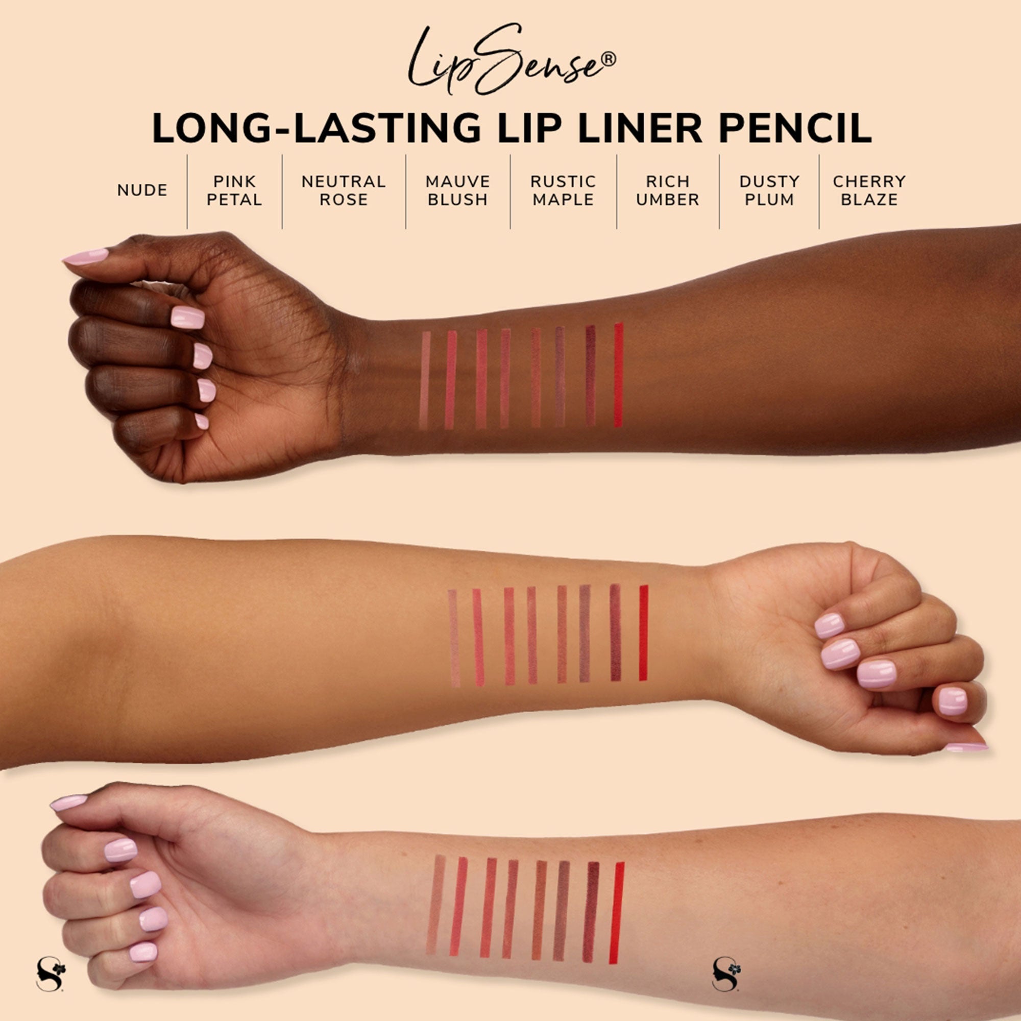 LipSense® Long-Lasting Lip Liner Pencil - Rustic Maple