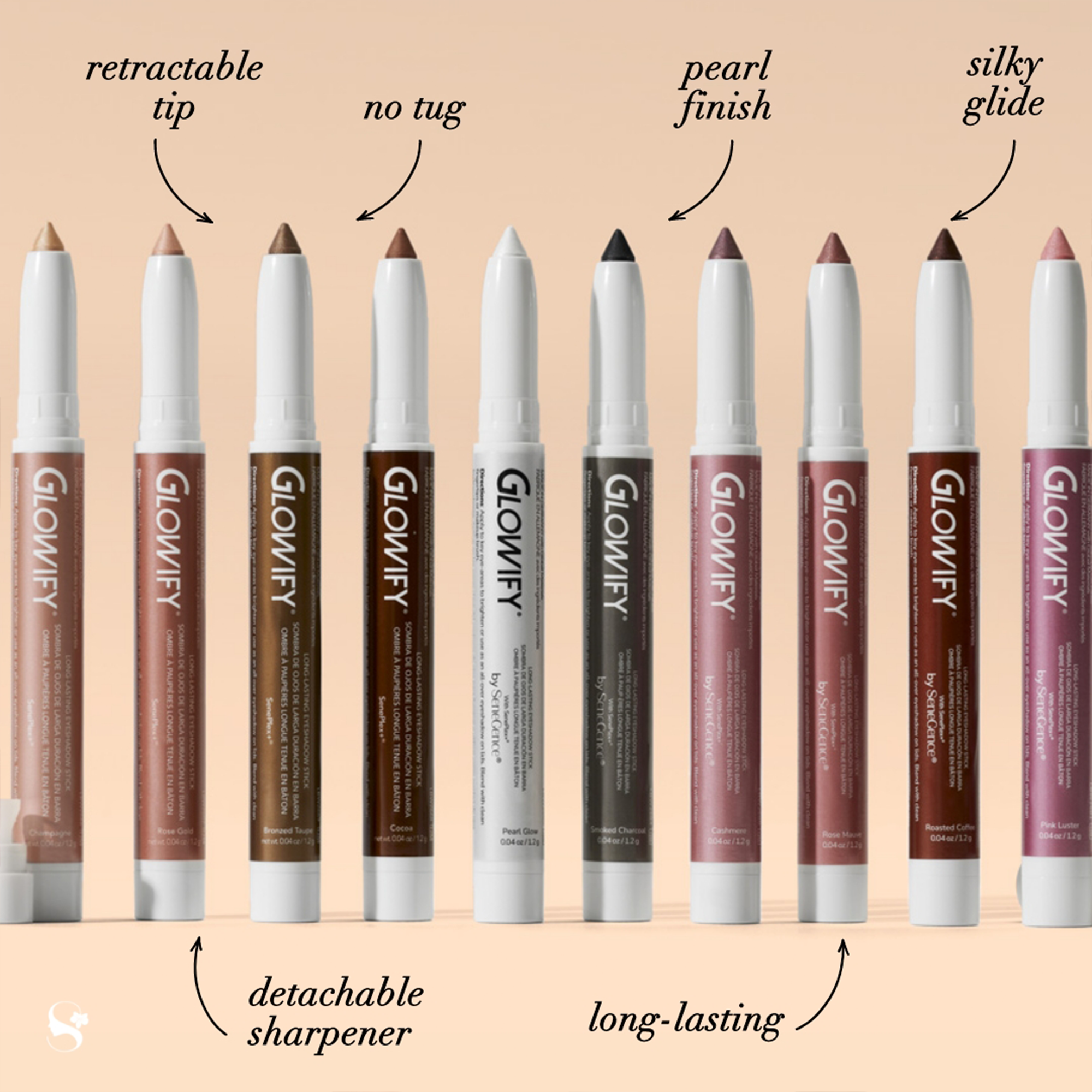 Pink Mocha Glowify Eyeshadow Stick Duo