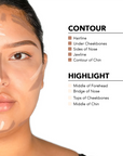 MakeSense® Cream Contour & Highlight Duo - Medium