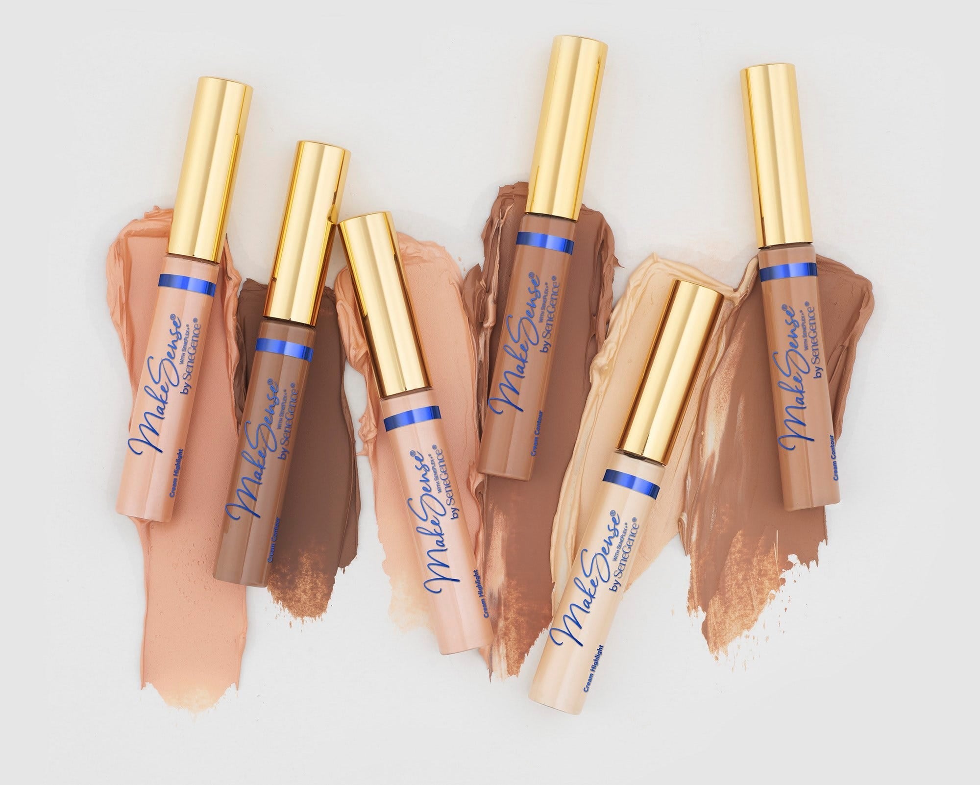 MakeSense® Cream Contour &amp; Highlight Duo - Deep