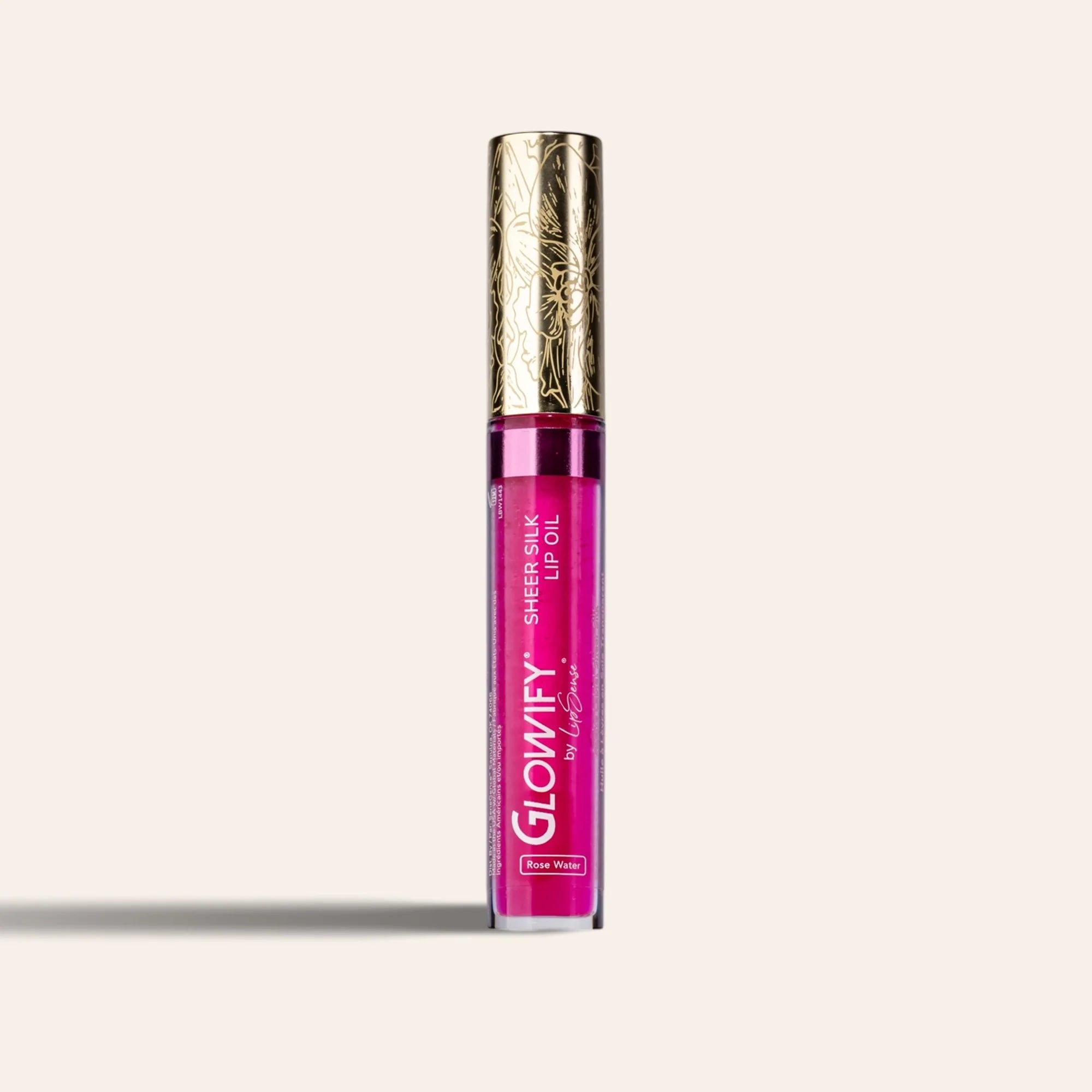 Glowify Sheer Silk Lip Oil product shade Rose Water.