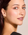 Model wearing LipSense Cream product shade Bella.