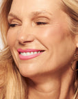 Model Wearing LipSense Cream product shade Chilled Pink.
