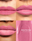 Skintone quadrant LipSense Cream product shade Chilled Pink.