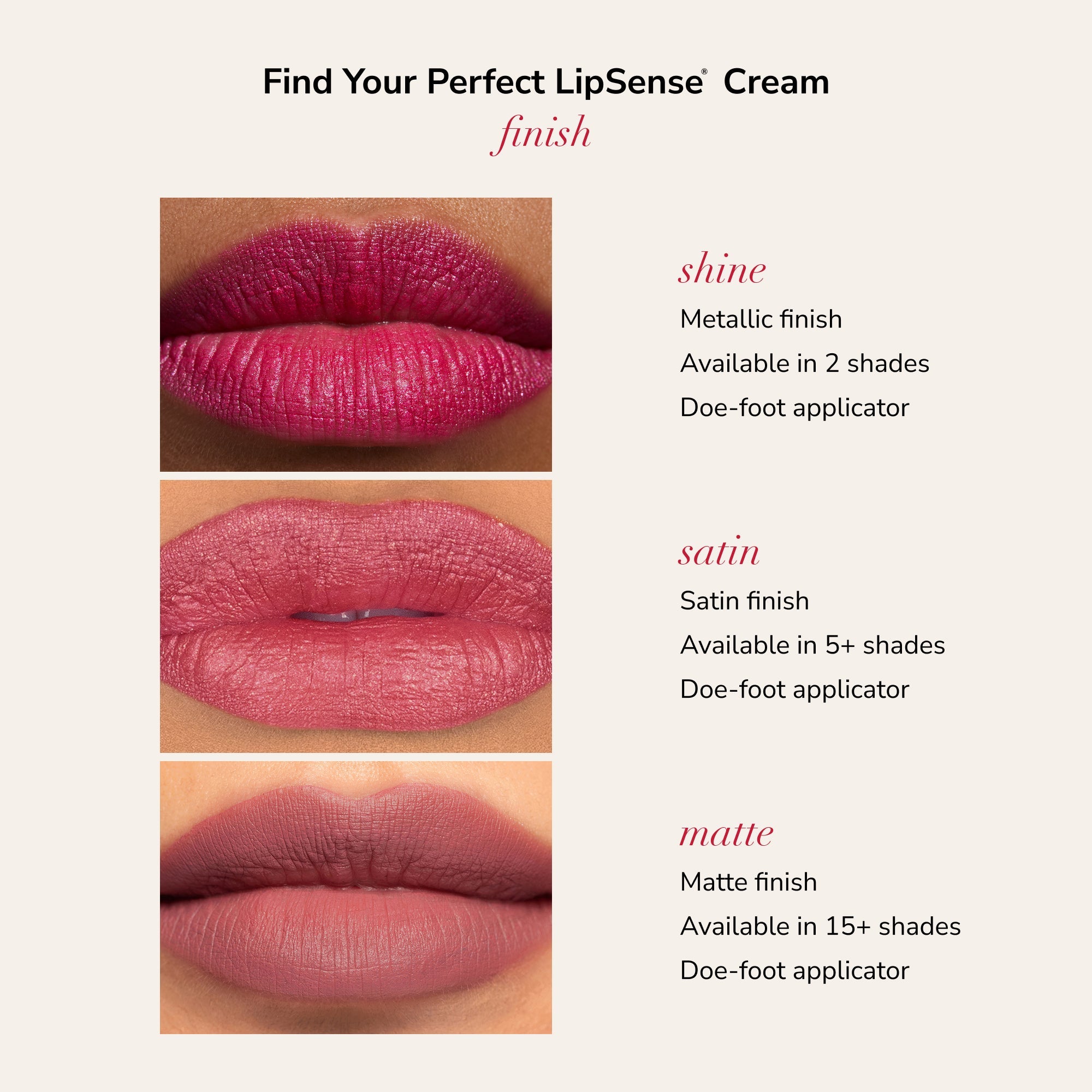 LipSense® Cream (formerly HydraMatte) - Winter Rose Satin