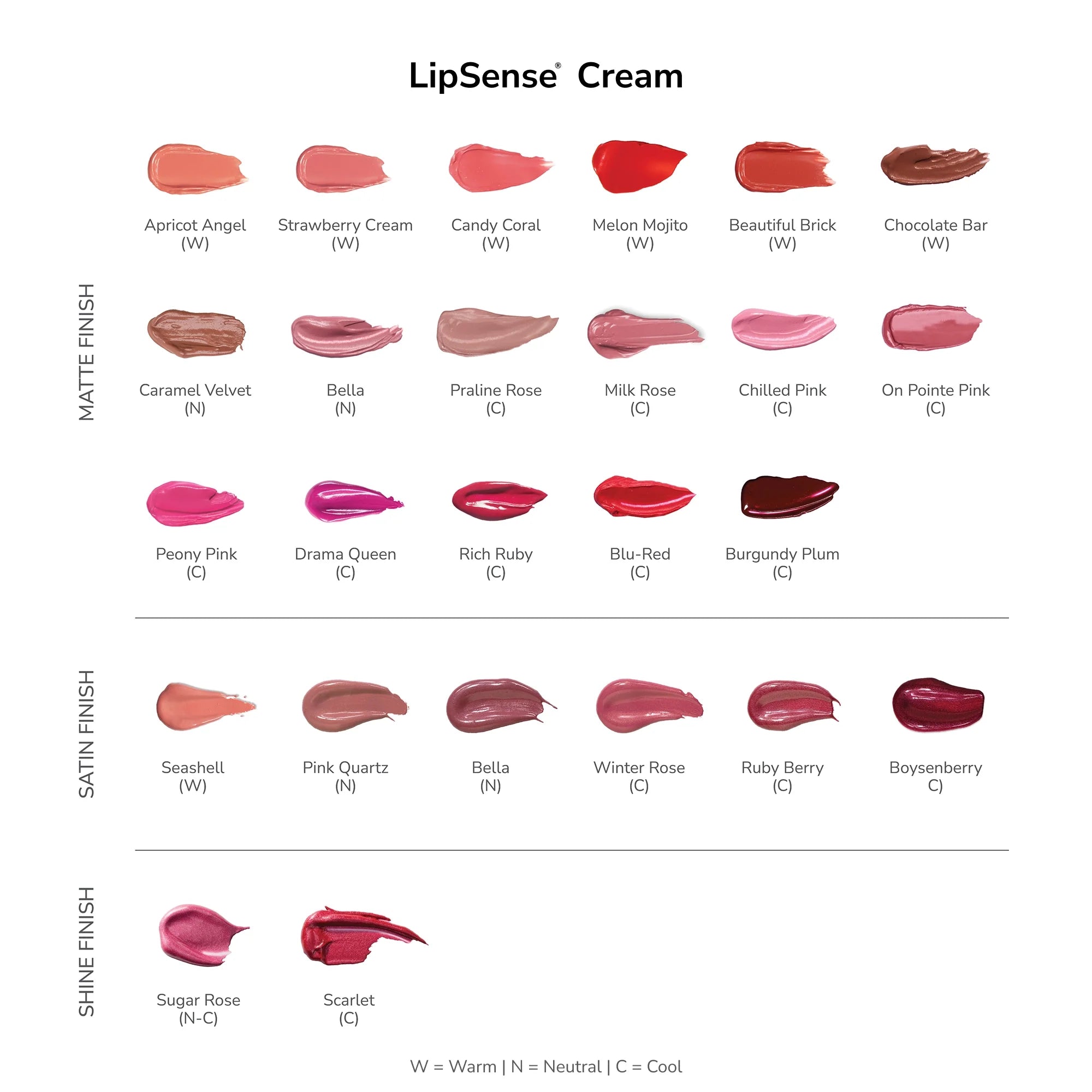 LipSense® Cream (formerly HydraMatte) - Winter Rose Satin