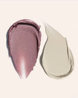 Ethereal ShadowSense Eyeshadow Duo CN swatches in pink lavender and beige taupe on a light backdrop