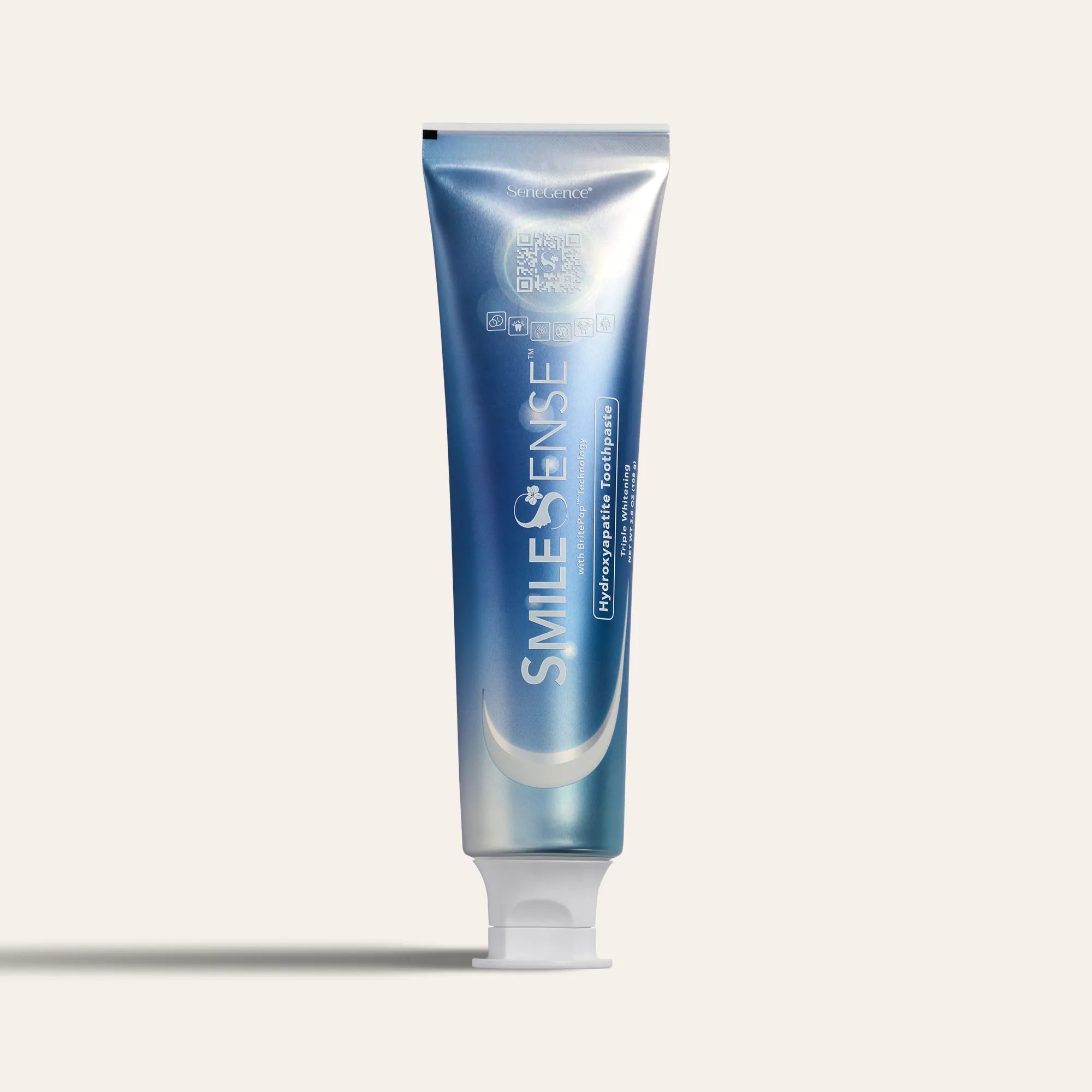 SmileSense™ Hydroxyapatite Toothpaste with BritePop™ Technology